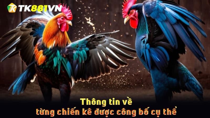 Thông tin về từng chiến kê được công bố cụ thể